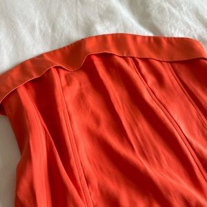Sky to moon - Orange strapless mini dress from boutique